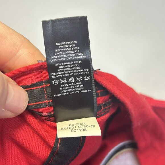 San Francisco 49ers '47 Brand Clean Up Adjustable Red Hat - Picture 6 of 7